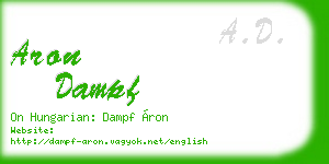 aron dampf business card